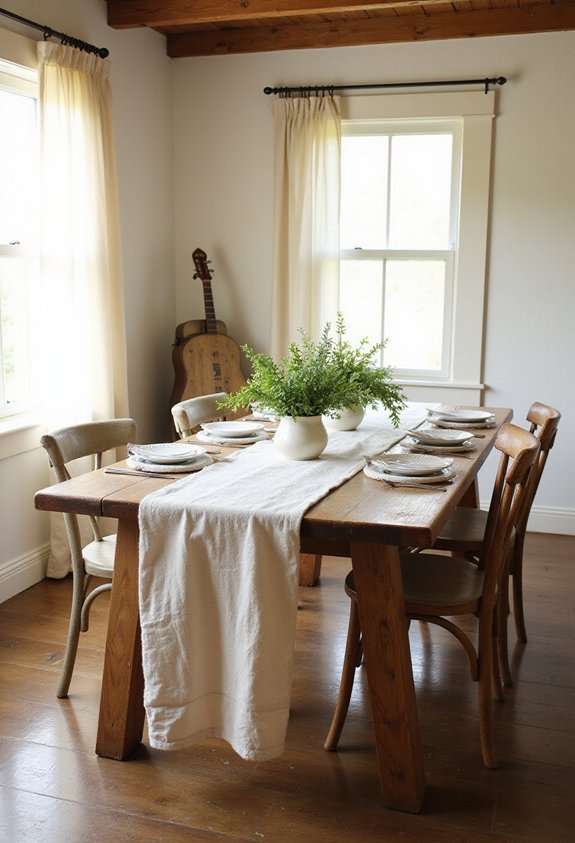 effortlessly forgiving intentional farmhouse dining