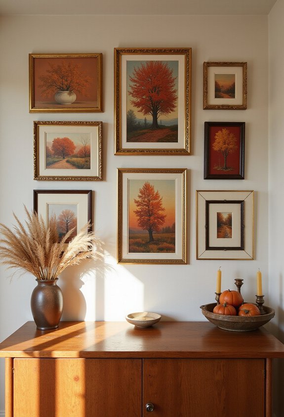 fall gallery wall masterpiece
