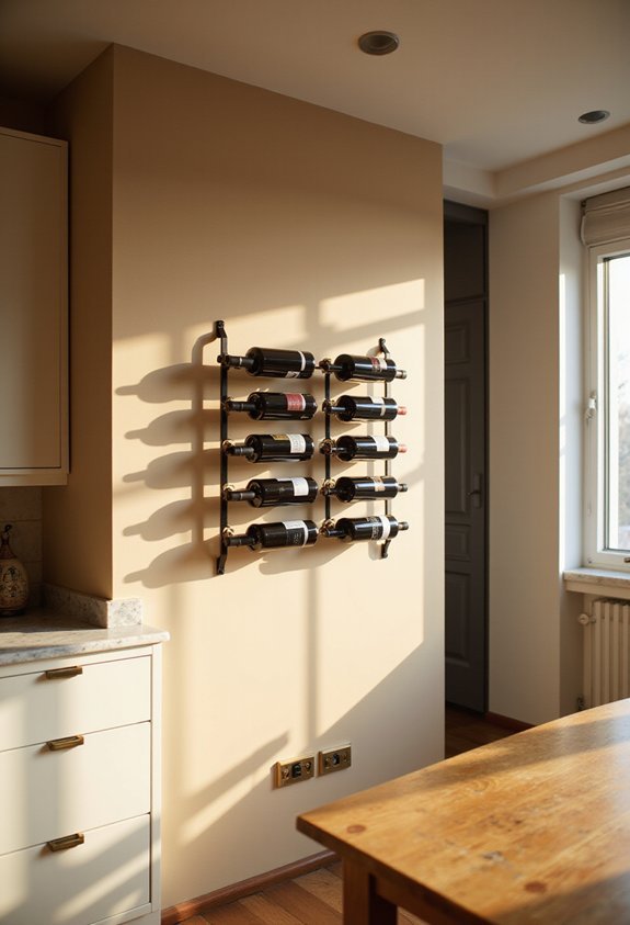 functional sophisticated wine rack art