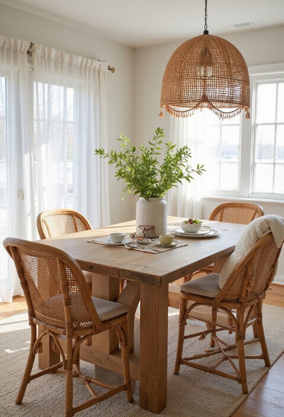 grounded cozy intentional spring decor