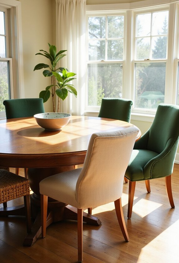 harmonious dining chair mix and match