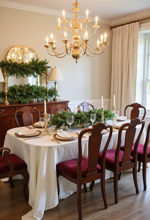 intentional christmas color palette selection