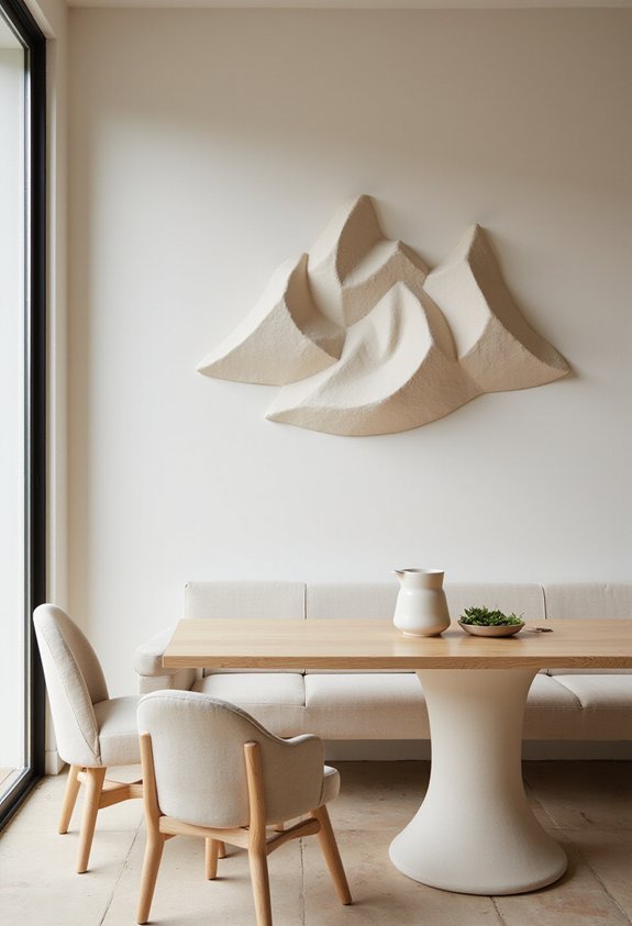 intentional sophisticated calming minimalist accents