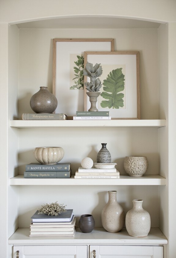 intentionally vary shelf heights