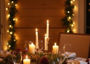 intimate magical dining room ambiance