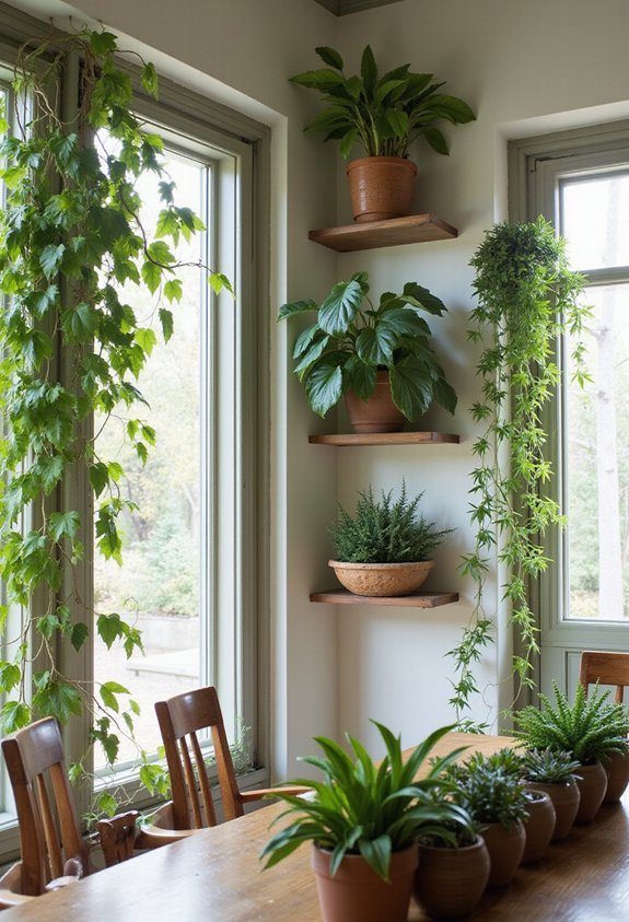 layered foliage height focal point