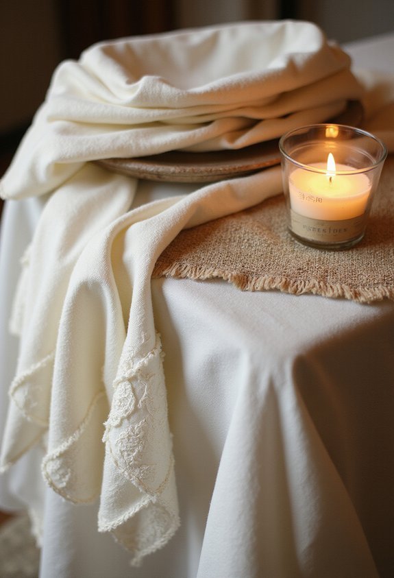 layered textured contrasted charming