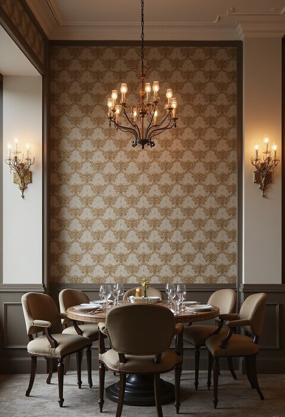 luxurious shimmering geometric delicate