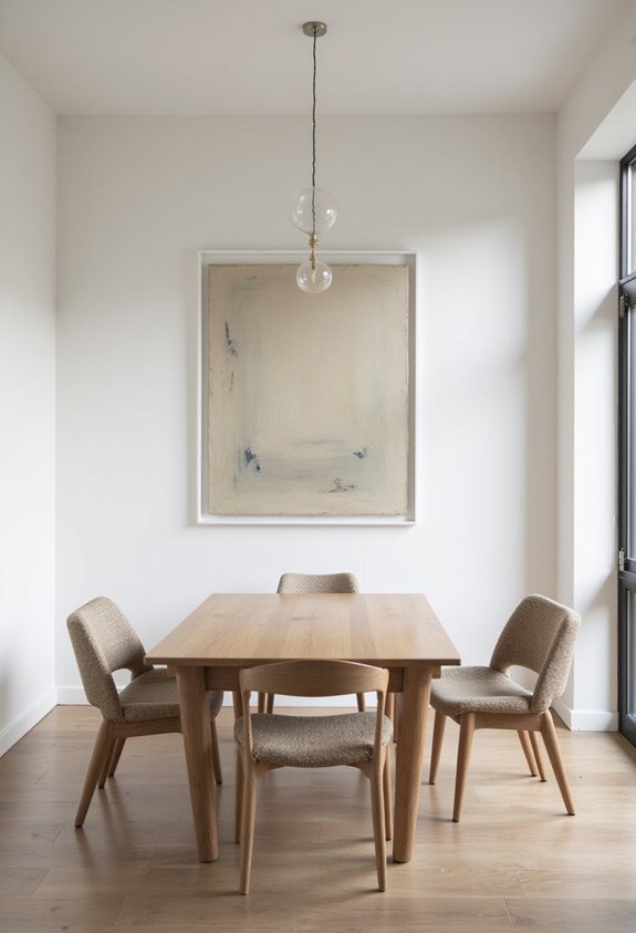 minimalist design with strategic negative space