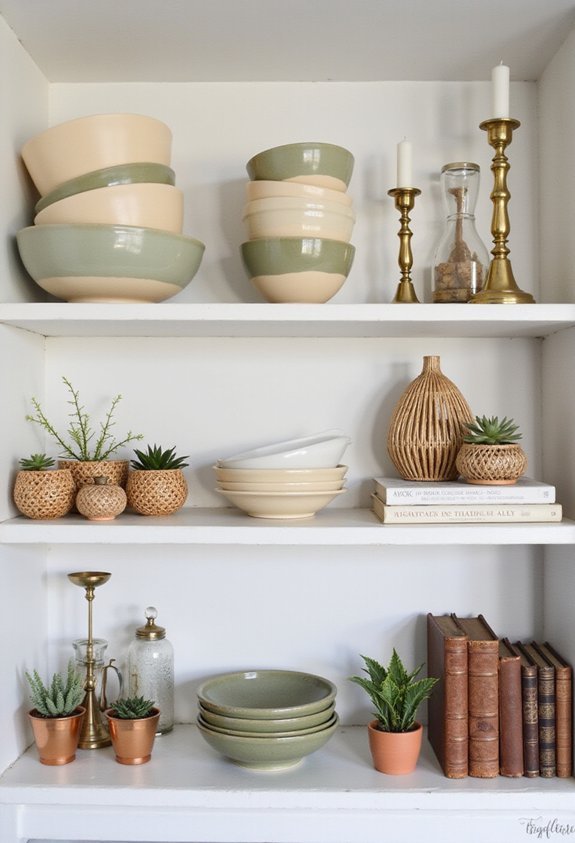 mix decorative personal dishware