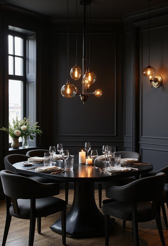 moody sophisticated cozy welcoming