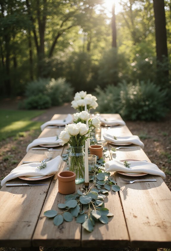 natural rustic garden party