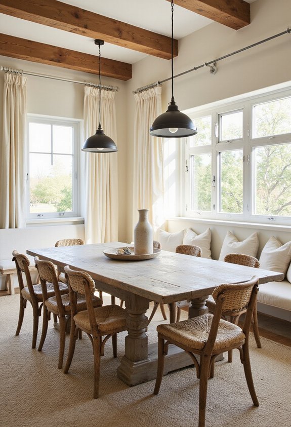 neutral palette modern farmhouse style