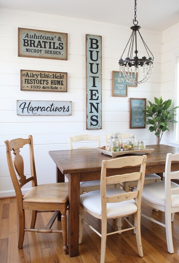 nostalgic weathered rustic lived in