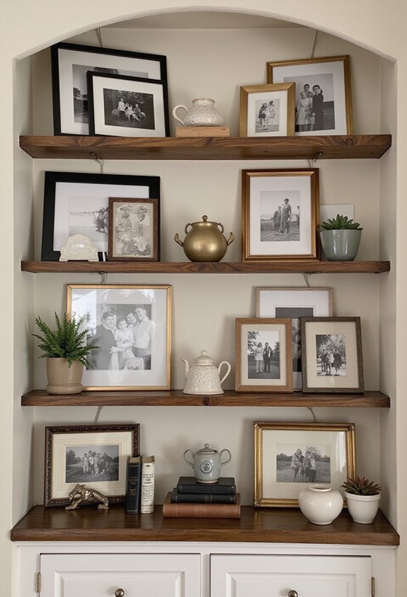 personalized family memories display