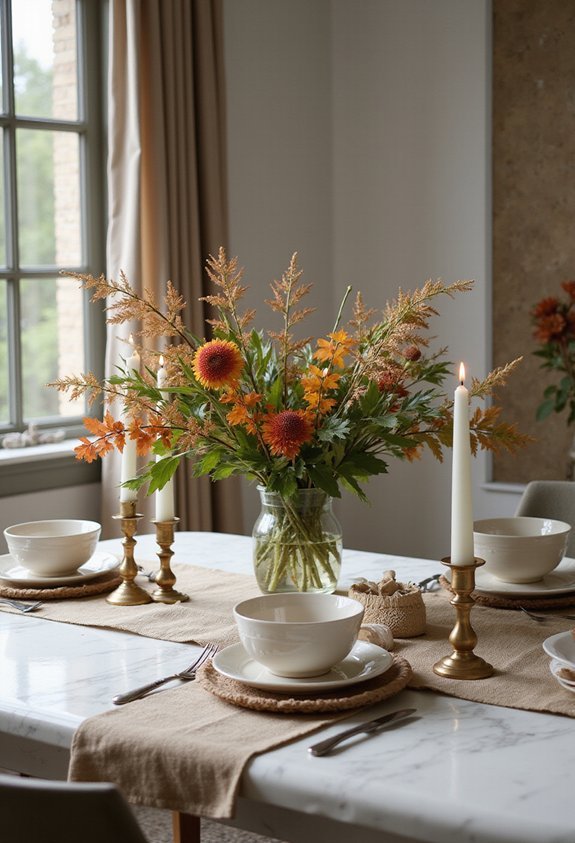 seasonal details transform buffet ambiance