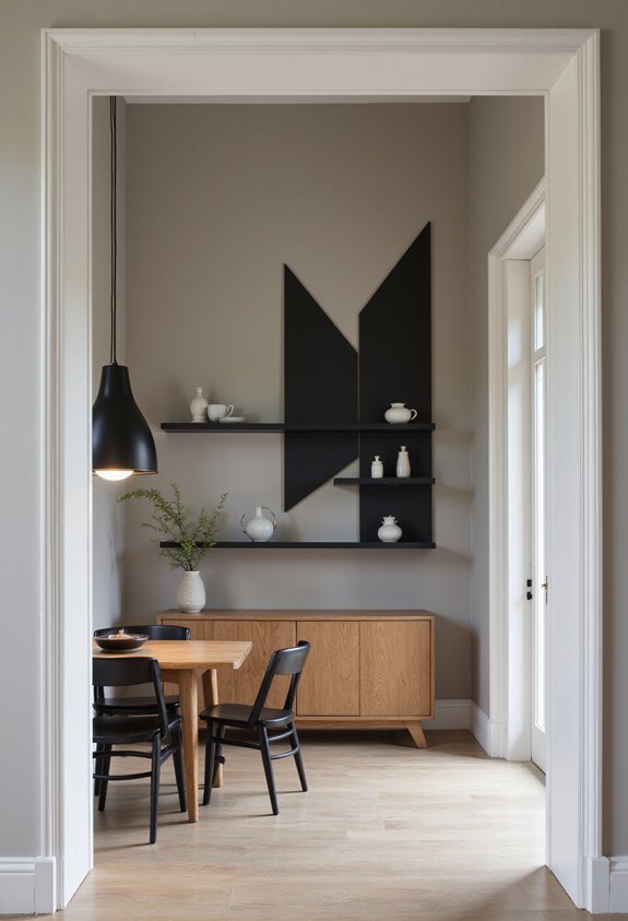 serene sophisticated monochromatic paint schemes