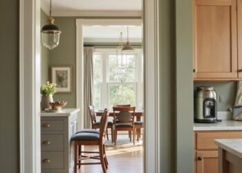 smooth color transitions between rooms