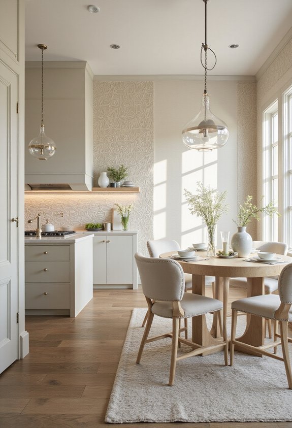 sophisticated and textured wall covering