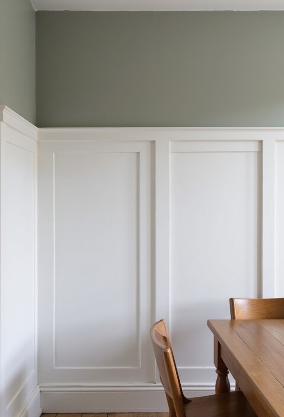 sophisticated elegant restrained wall paneling