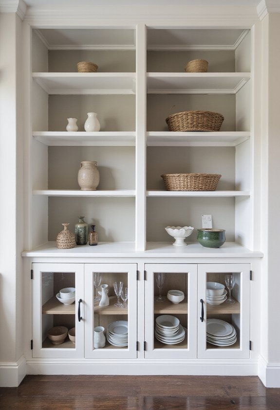 stylish storage orderly display