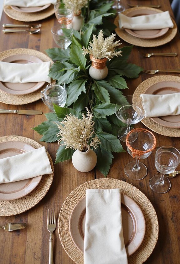 sustainable natural eco friendly instagram worthy table decor