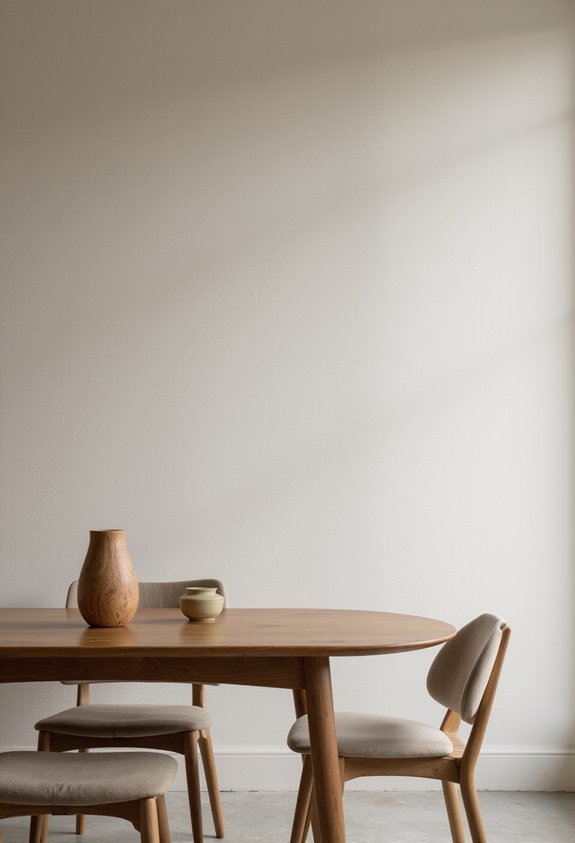 textured neutral walls with subtle warmth