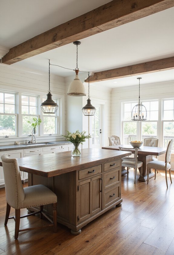 transformative dining room island