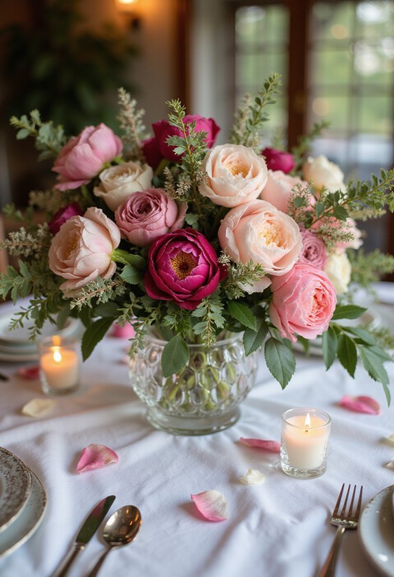 vibrant captivating floral centerpiece arrangement
