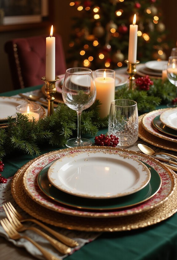 vibrant festive layered effortless