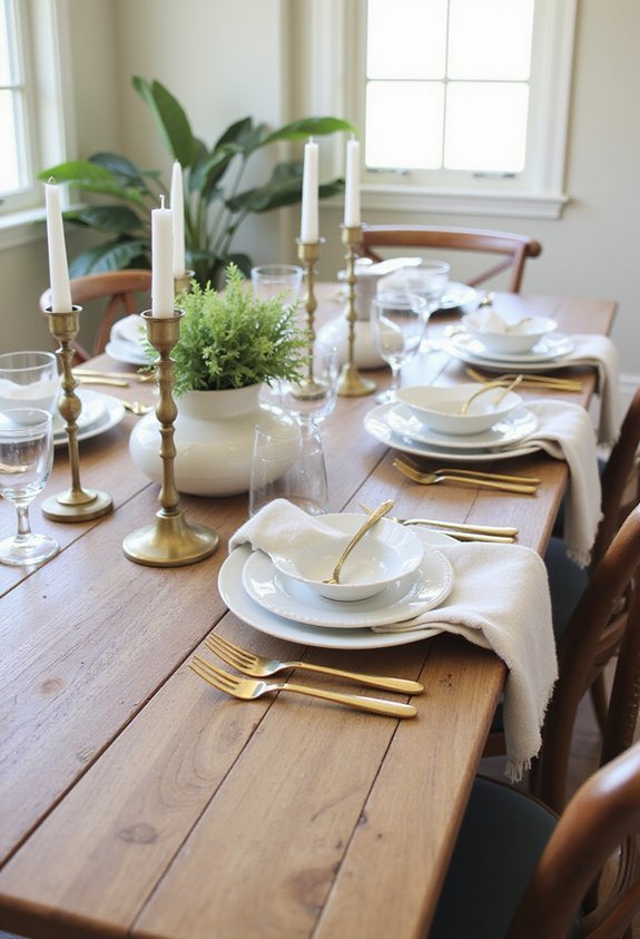 vintage and modern table design