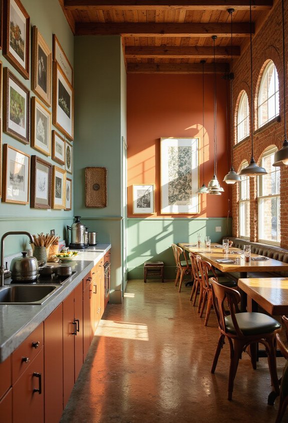 visual conversation between spaces