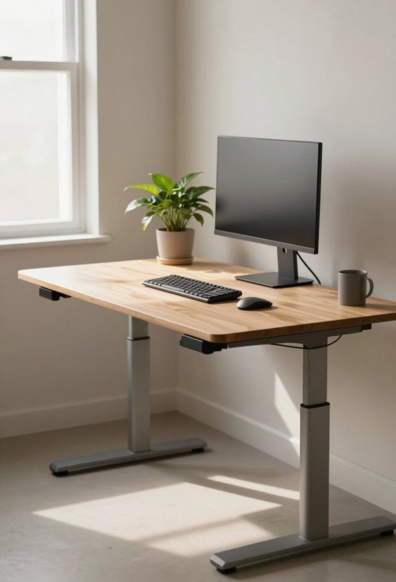 adjustable desk for comfort