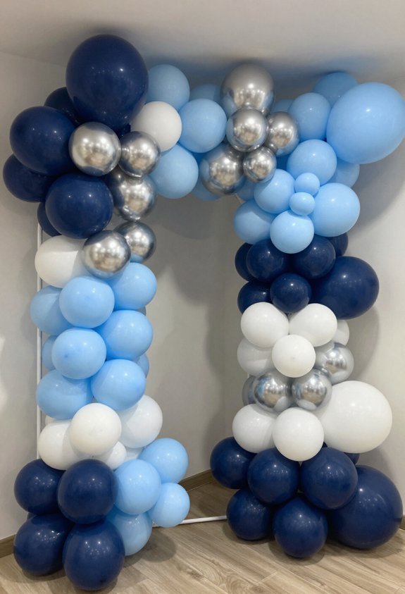 affordable blue balloon decorations