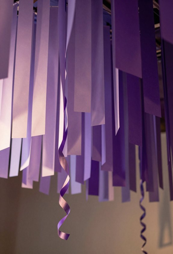 affordable purple party decorations