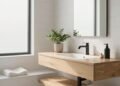 airy minimalist bathroom decor