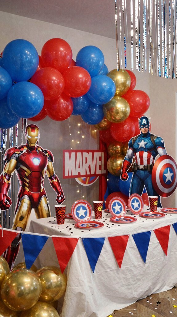 avengers themed birthday decorations