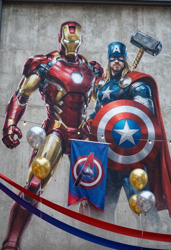 avengers wall murals transform rooms