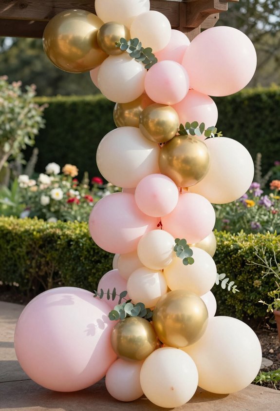 balloon garlands enhance celebrations
