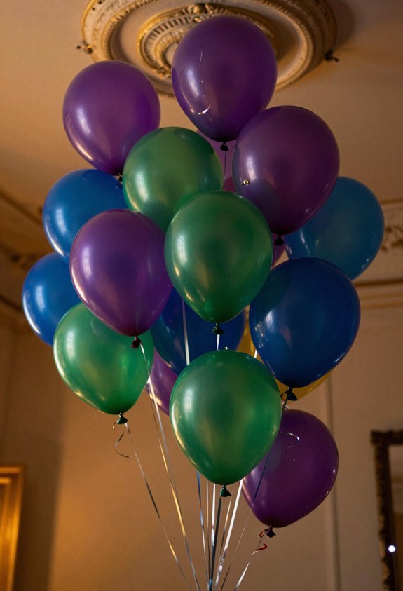 balloons confetti surprise excitement
