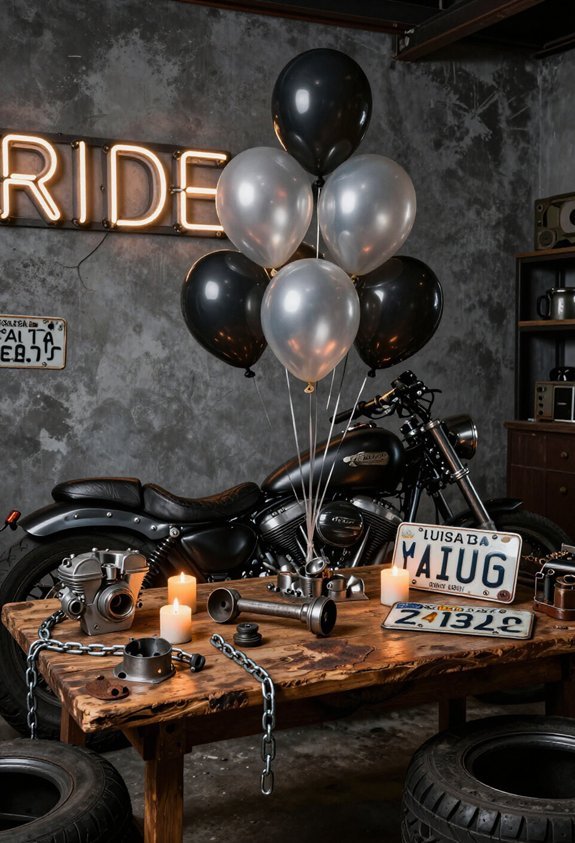 biker themed birthday celebration ideas