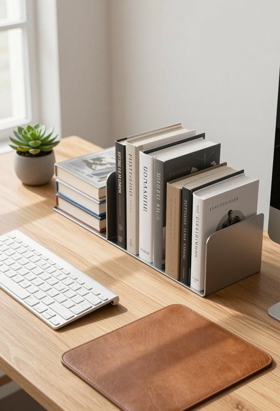 bookends as decorative dividers