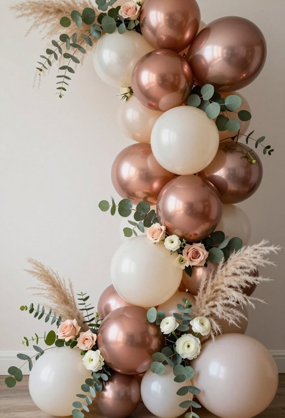 botanical balloon garland elegance