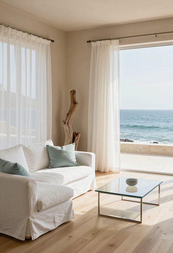 bright airy coastal tranquility