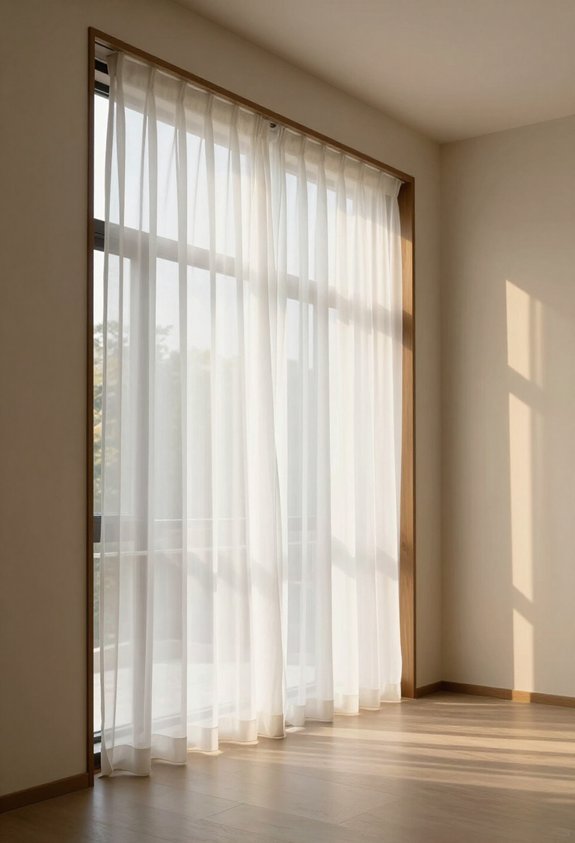 bright airy sheer curtains