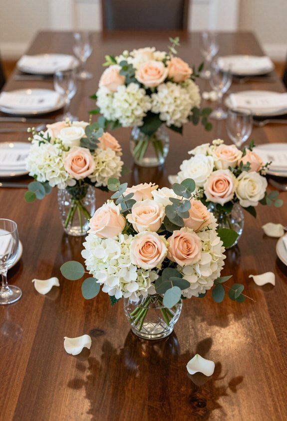bright floral arrangements enhance meetings