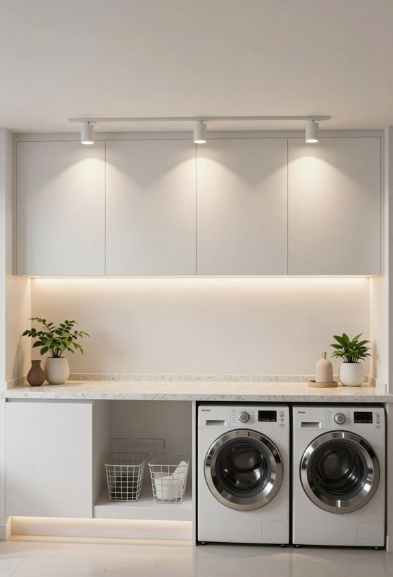 bright task lighting installation