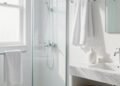 bright white bathroom decor