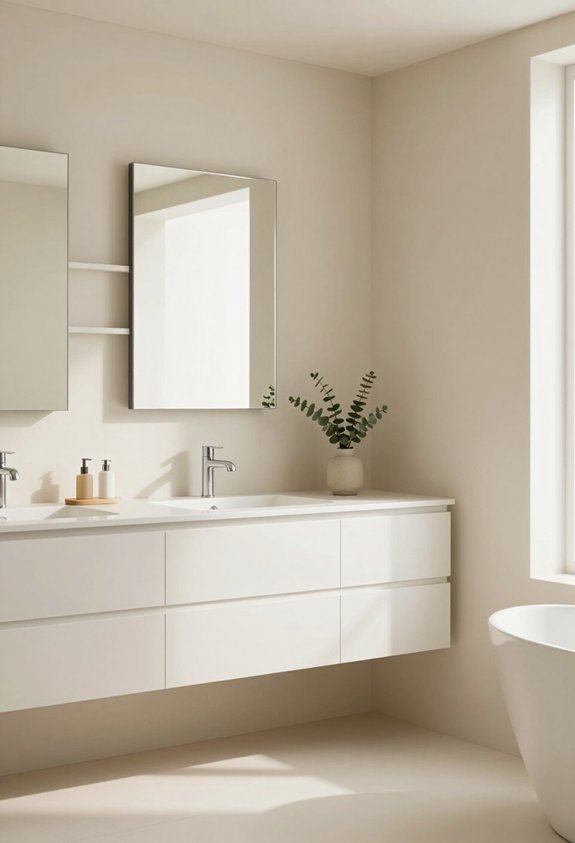 brighten walls with neutrals