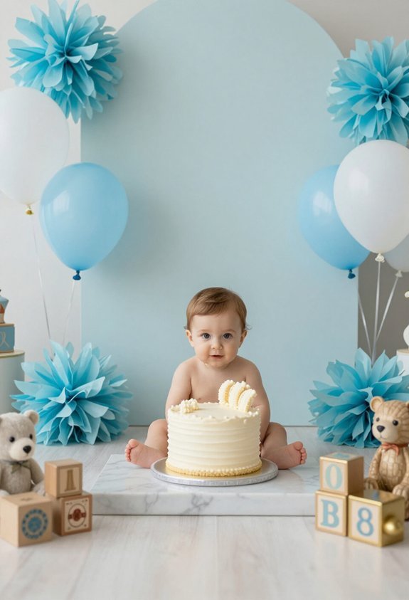 cake smash photo station